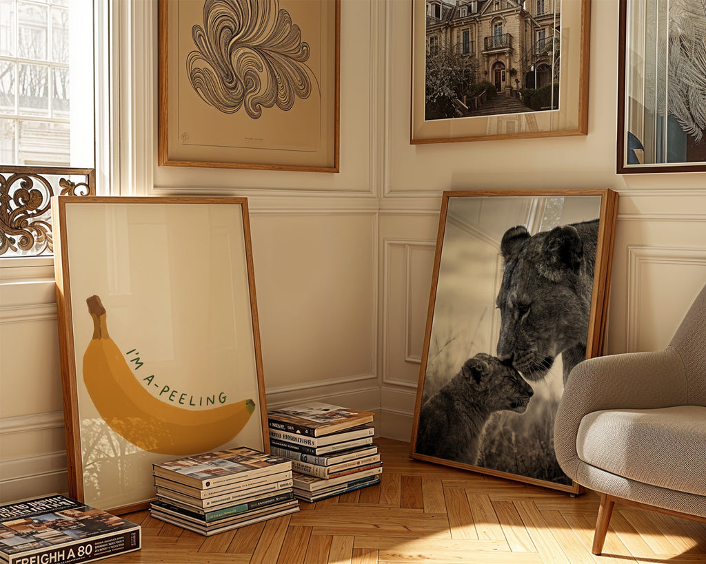 I'm A-Peeling Poster – två posters i rum 1