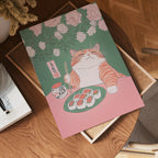Väggmockup av Sushi Cat Delight affisch på ljus vägg – Bozetto konsttryck – nr 4