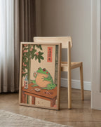 Mockup för Sake Frog – se hur affischen ser ut inramad på din vägg, Bozetto i hög tryckkvalitet