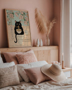 Mockup för Ramen Time – se hur affischen ser ut inramad på din vägg, Bozetto i hög tryckkvalitet