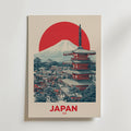 Japan Woodblock – stilfullt konsttryck från Bozetto, tryckt på matt finpapper i hög tryckkvalitet