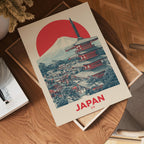 Japan Woodblock – affisch med snyggt motiv, köp enkelt hos Bozetto i flera storlekar