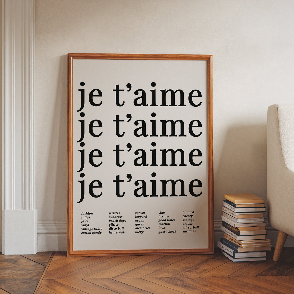 Je T'aime Echo Poster – i rum 2