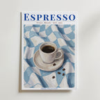 Espresso – stilfullt konsttryck från Bozetto, tryckt på matt finpapper i hög tryckkvalitet