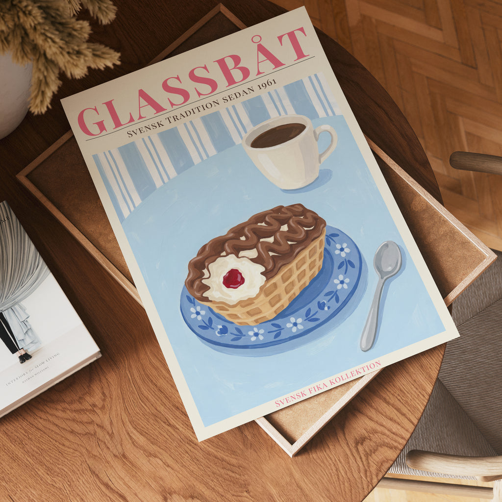 Glassbåt – Bozetto poster i hög kvalitet, perfekt för varje rum i hemmet i hög tryckkvalitet