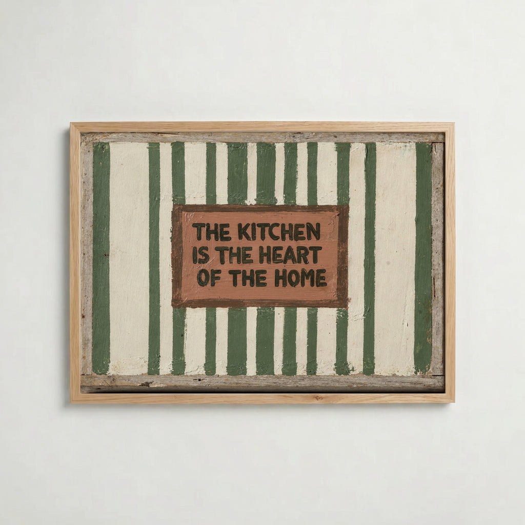 Kitchen Heart Poster i rumskomposition med ekram