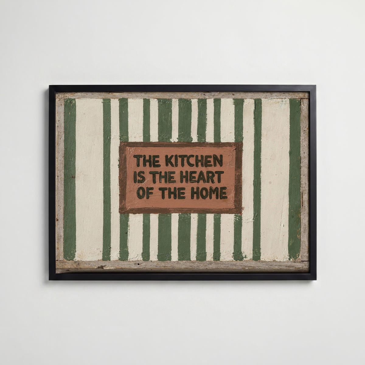 Kitchen Heart Poster med svart ram
