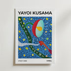 Yayoi Kusama Streets 1989 – stilfullt konsttryck från Bozetto, tryckt på matt finpapper