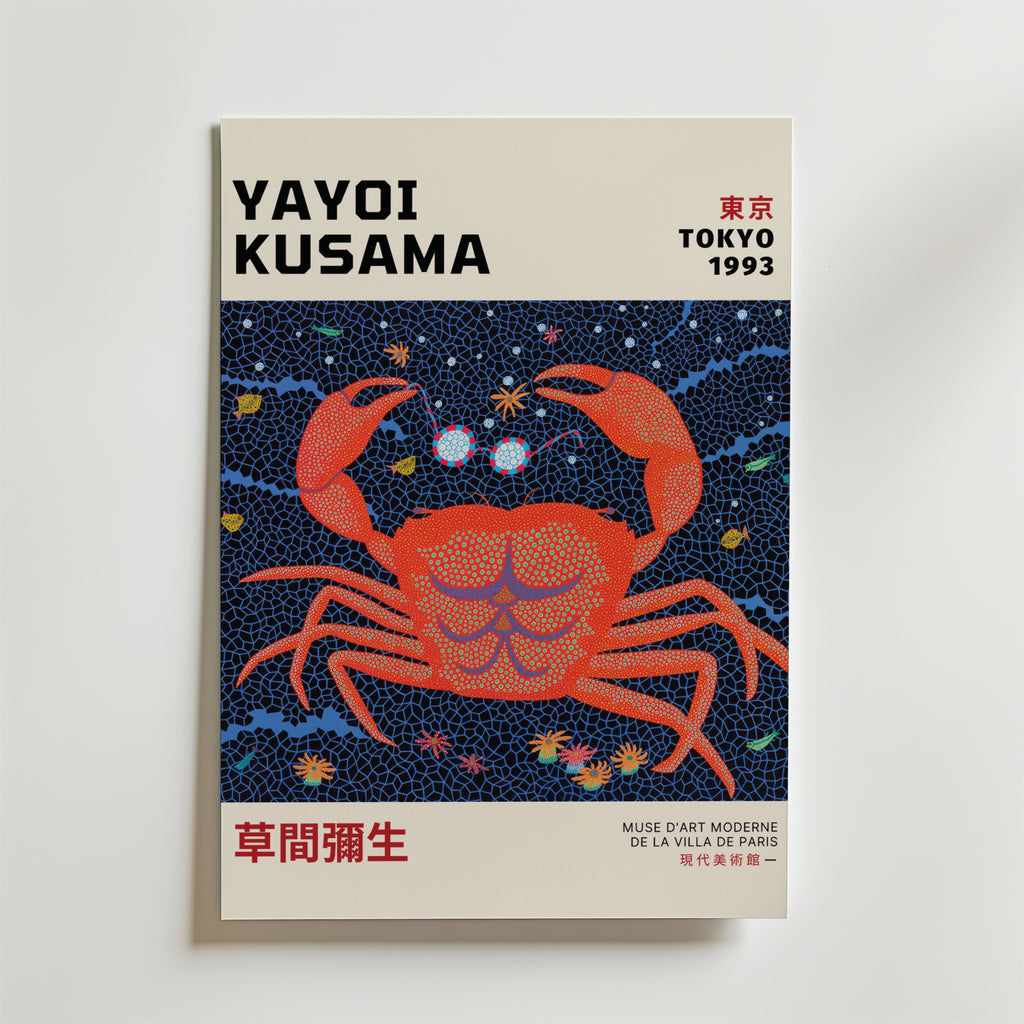 Bundle 3-pack Yayoi Kusama Dreamscape Trio – kuraterad postercollection som lyfter hemmet hos Bozetto