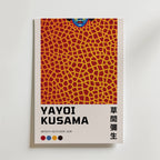 Yayoi Kusama Infinity Nets – stilfullt konsttryck från Bozetto, tryckt på matt finpapper