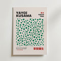 Yayoi Kusama Belros – stilfullt konsttryck från Bozetto, tryckt på matt finpapper