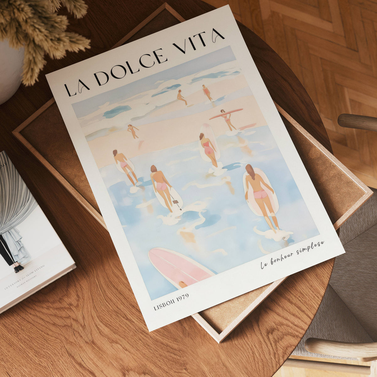 La Dolce Vita Lisbon poster visad rakt fram – Bozetto affisch i hög tryckkvalitet