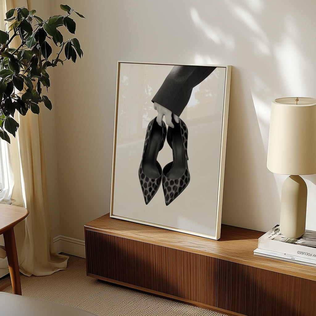Carried Leopard Pumps Poster – i rum 2