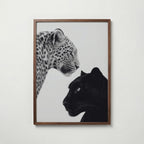 Leopard Meets Panther Poster – valnötsram