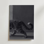 Leopard In Stride Poster – canvas utan passepartout