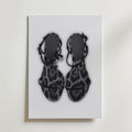 Spotted Strap Sandals Poster – canvas utan passepartout