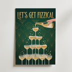Let's Get Fizzical Poster – canvas utan passepartout
