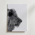 Lion In Profile Poster – canvas utan passepartout