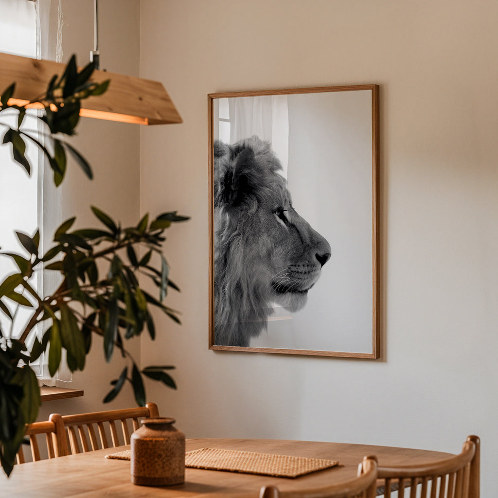 Lion In Profile Poster – i rum 5