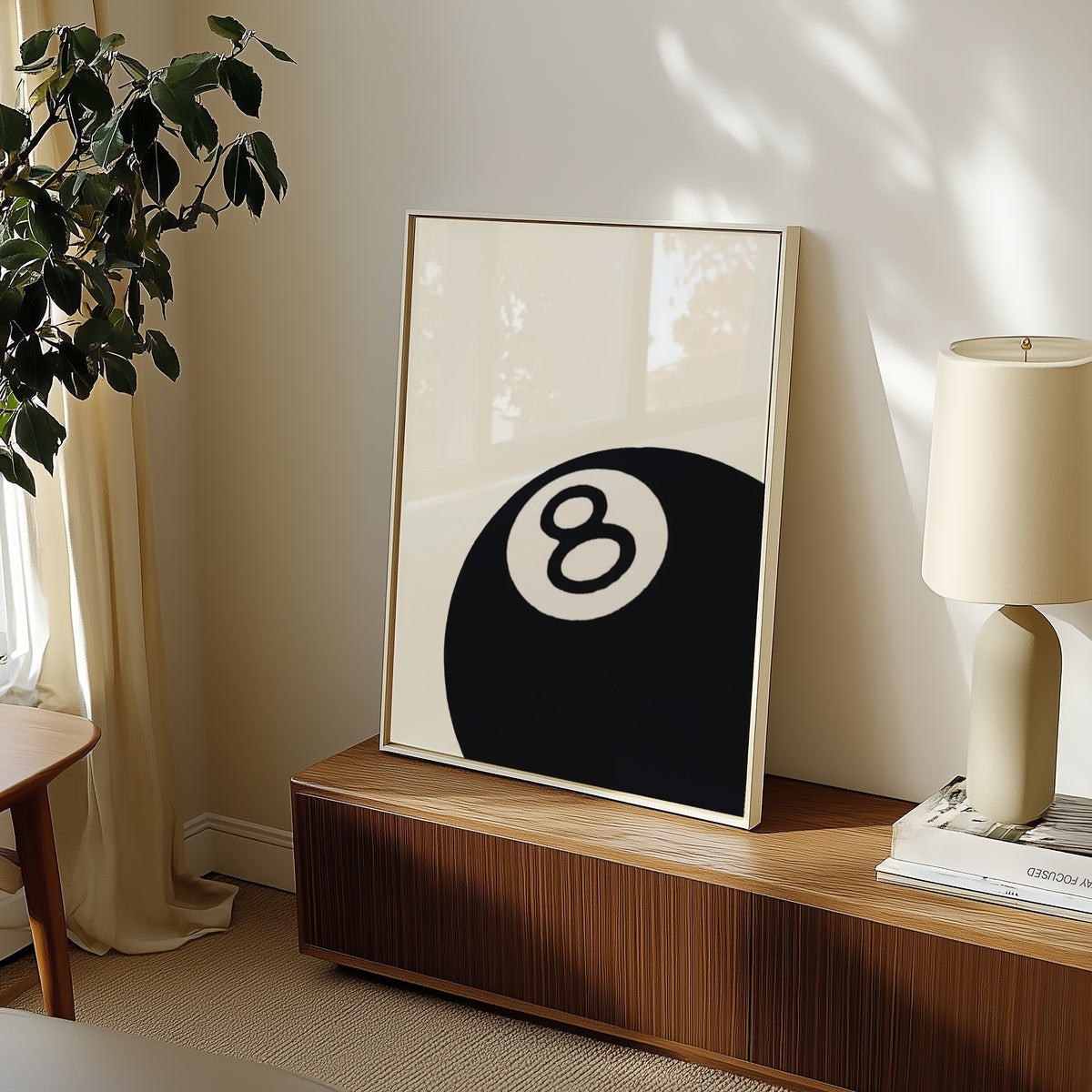 Black Eight Ball Poster – i rum 1