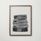 Folded Denim Stack Poster – valnötsram