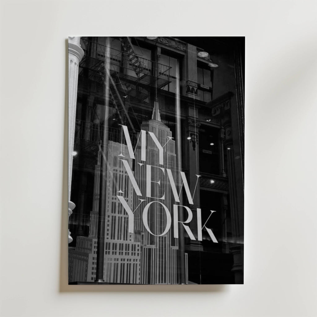 My New York – stilfullt konsttryck från Bozetto, tryckt på matt finpapper i hög tryckkvalitet