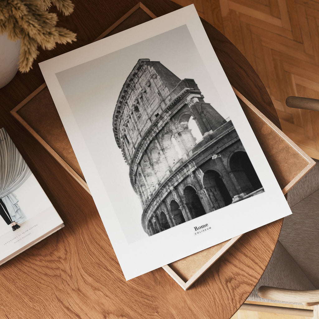 Rome Coliseum – affisch med snyggt motiv, köp enkelt hos Bozetto i flera storlekar