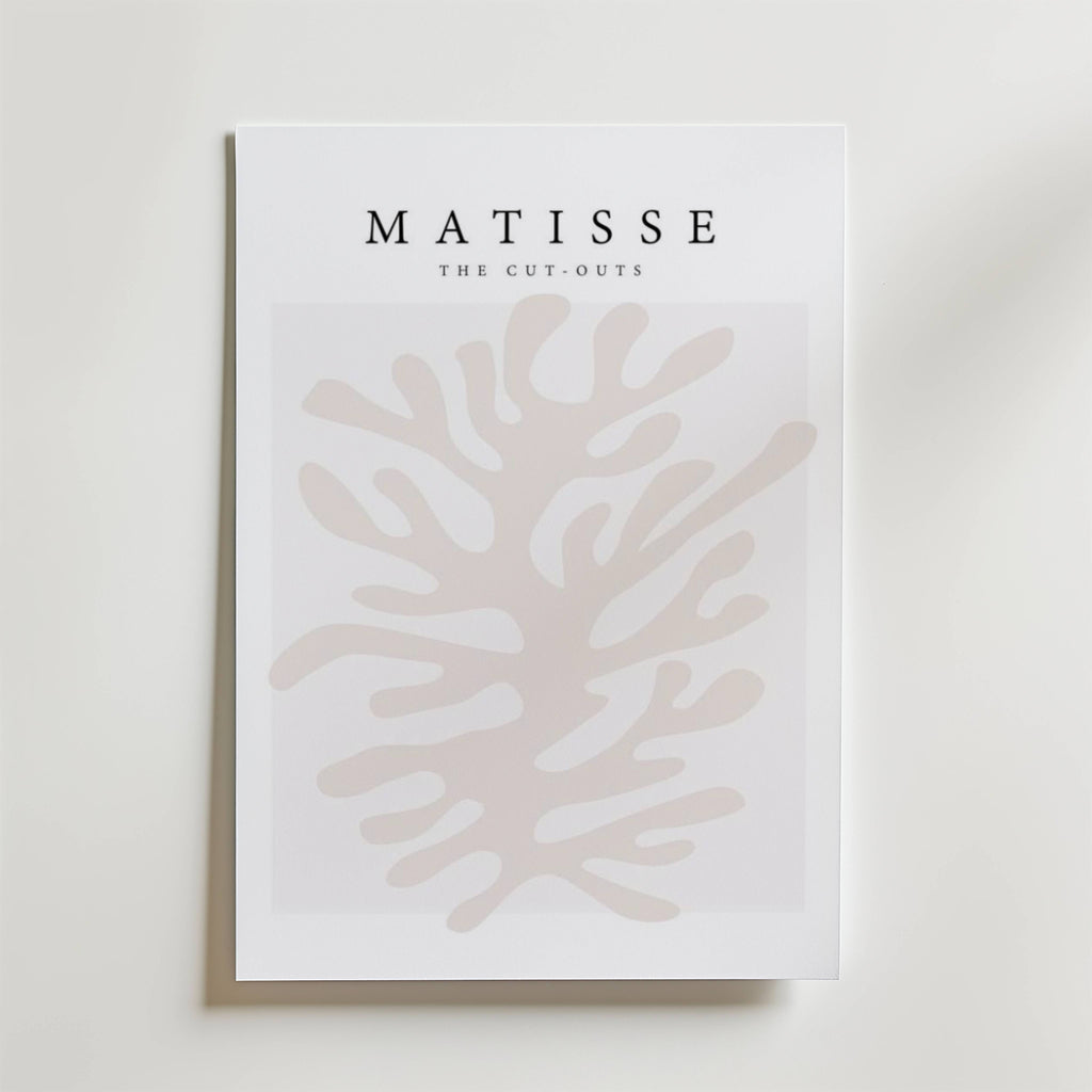 Henri Matisse Cut-Outs – stilfullt konsttryck från Bozetto, tryckt på matt finpapper