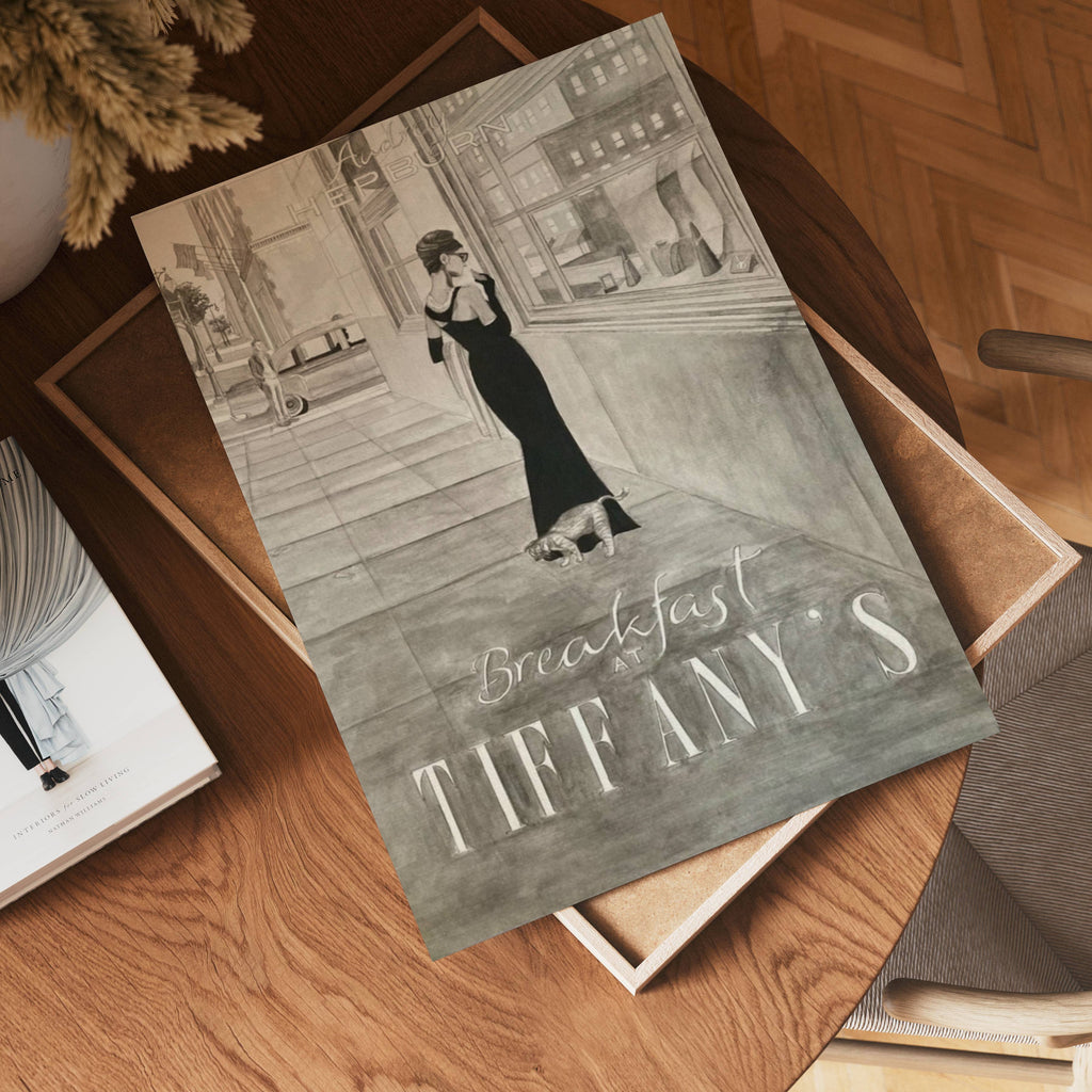 Breakfast at Tiffany’s – affisch med stilfullt motiv från Bozetto i hög kvalitet