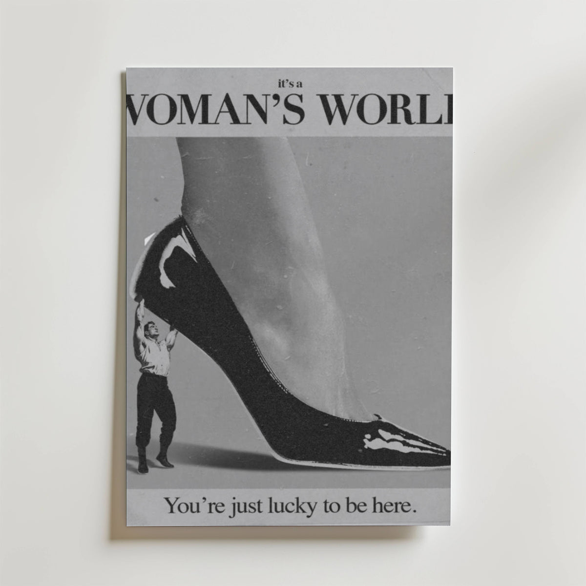 Woman’s World – stilfullt konsttryck från Bozetto, tryckt på matt finpapper i hög tryckkvalitet