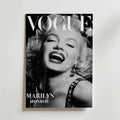 Marilyn Vogue – stilfullt konsttryck från Bozetto, tryckt på matt finpapper i hög tryckkvalitet