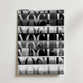 Vogue España – stilfullt konsttryck från Bozetto, tryckt på matt finpapper i hög tryckkvalitet