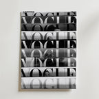 Vogue España – stilfullt konsttryck från Bozetto, tryckt på matt finpapper i hög tryckkvalitet
