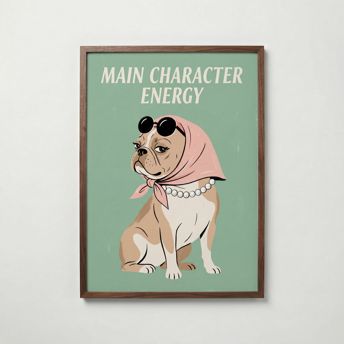 Main Character Energy Poster – valnötsram