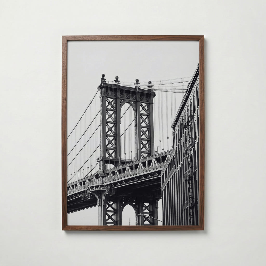 Steel Bridge Tower Poster – valnötsram