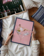 Martini Pool Poster – två posters i rum 2