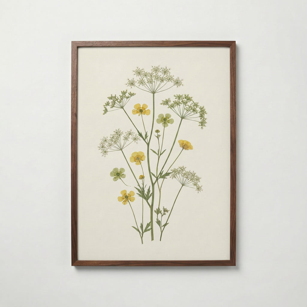 Meadow Buttercup Poster i vardagsrumsmiljö