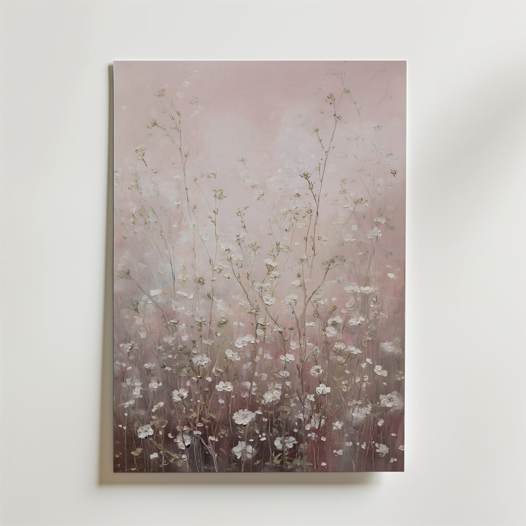 Blush Meadow – stilfullt konsttryck från Bozetto, tryckt på matt finpapper i hög tryckkvalitet