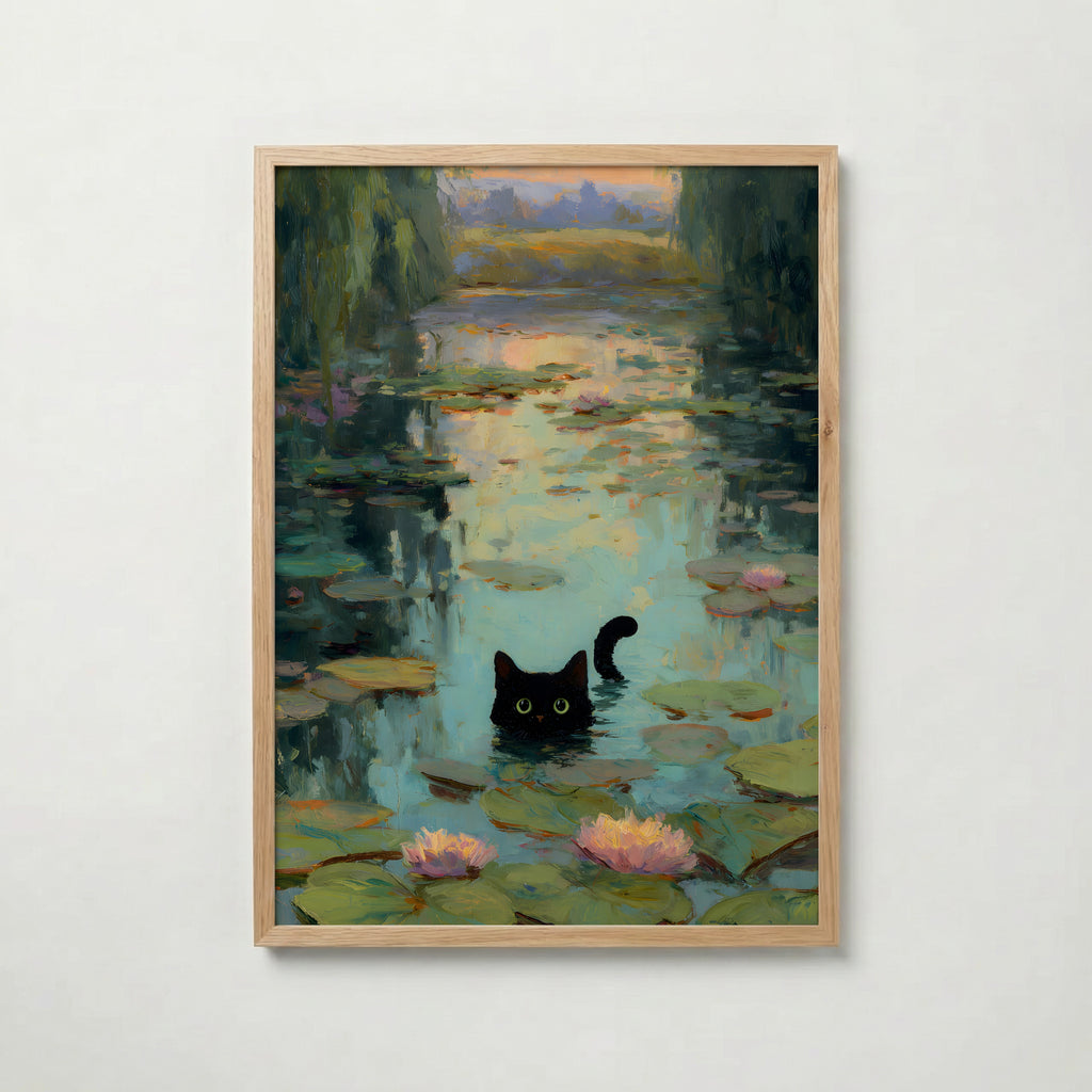 Midnight Reflections poster visad rakt fram – Bozetto affisch i hög tryckkvalitet