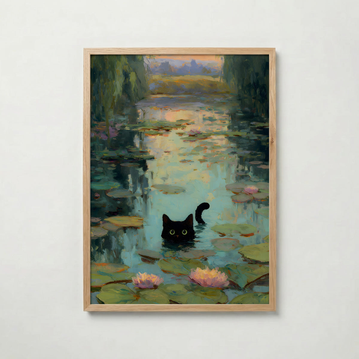 Midnight Reflections poster visad rakt fram – Bozetto affisch i hög tryckkvalitet