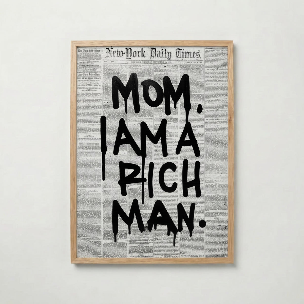 Rich Man Statement Poster – ekram