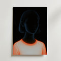 Neon Silhouette Glow – stilfullt konsttryck från Bozetto, tryckt på matt finpapper
