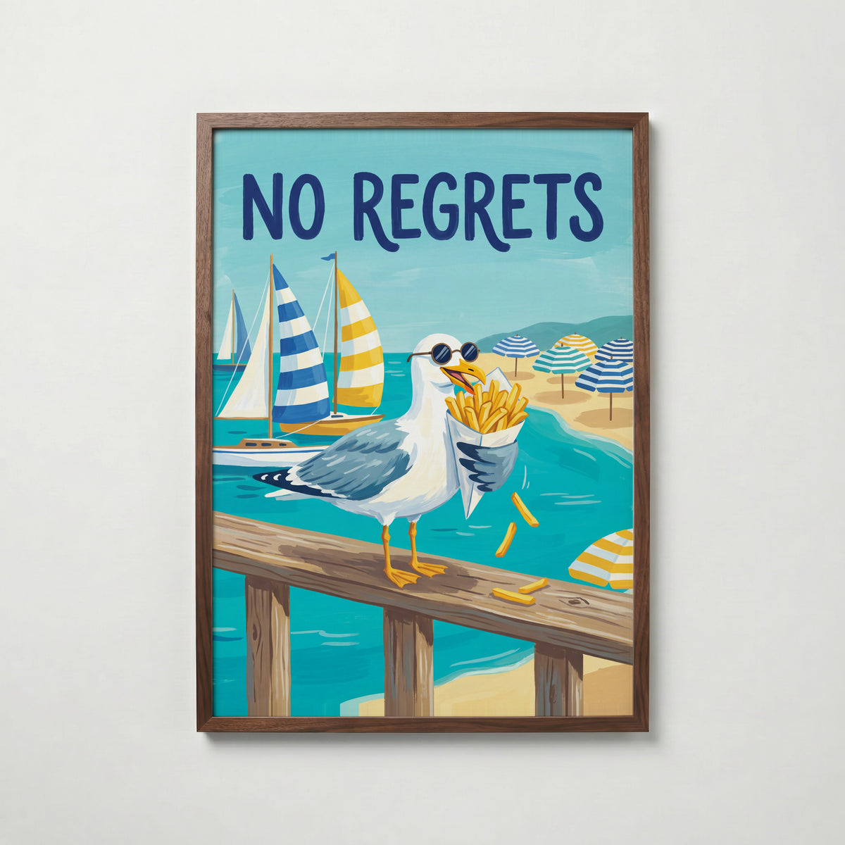 No Regrets Poster – valnötsram