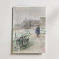 Carl Larsson November – stilfullt konsttryck från Bozetto, tryckt på matt finpapper