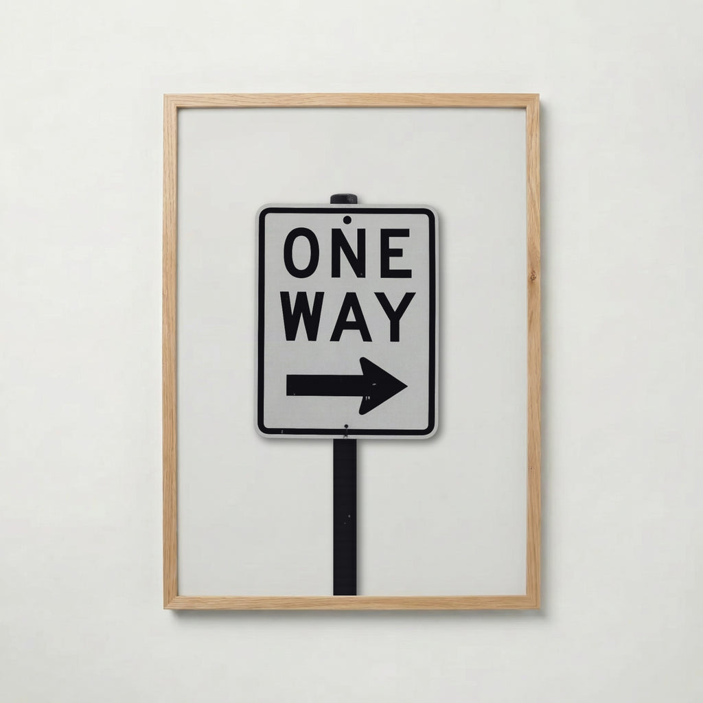One Way Sign Poster – ekram