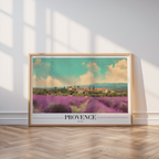 Provence Lavender Fields – affisch med stilfullt motiv från Bozetto i hög kvalitet