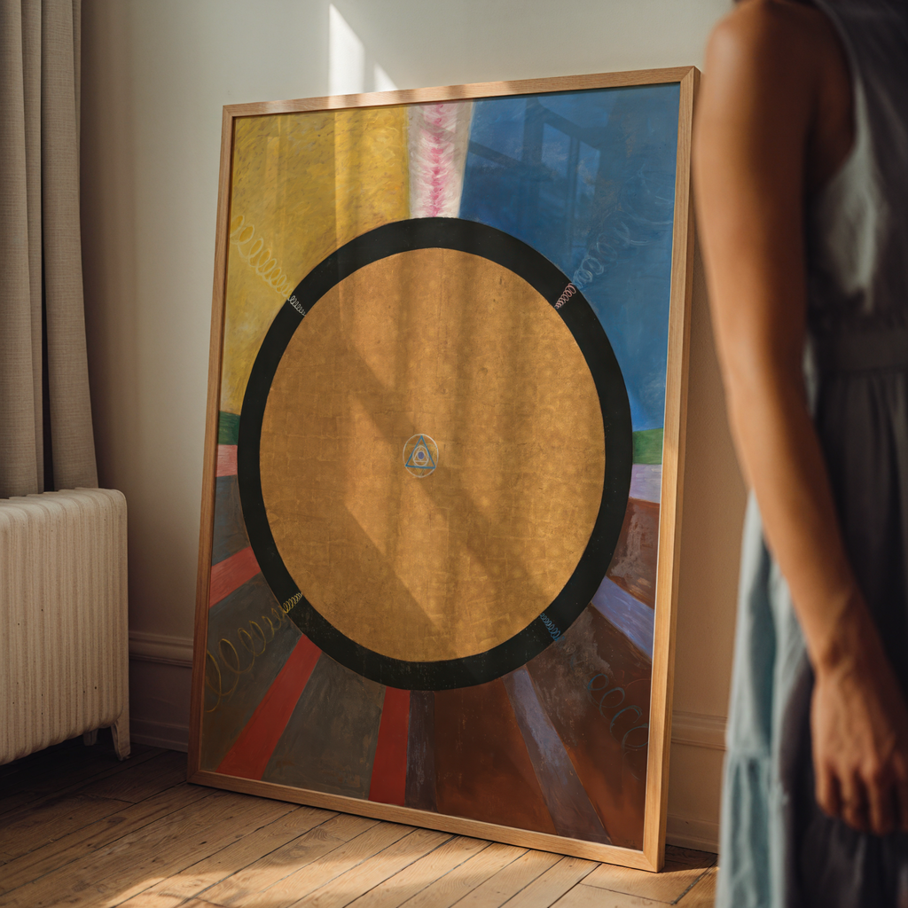 Hilma af Klint Altarpiece – affisch med stilfullt motiv från Bozetto i hög kvalitet