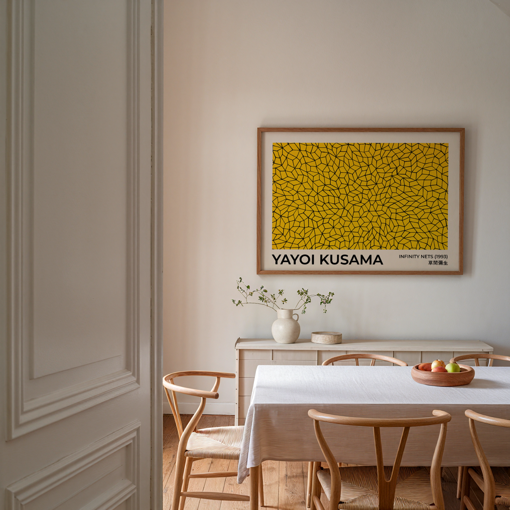 Yayoi Kusama – Infinity – affisch med stilfullt motiv från Bozetto i hög kvalitet