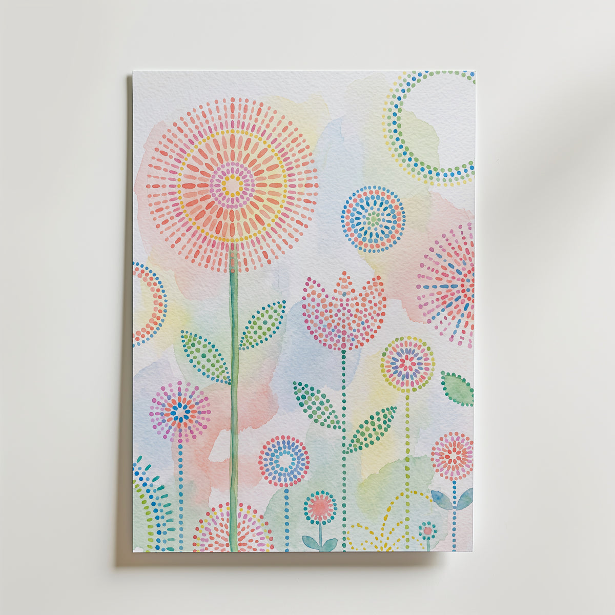 Paul Klee Dotted Garden Poster – canvas utan passepartout