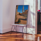Marco Ricci Piazza del Campo Siena Poster – Sienas medeltida torg Piazza del Campo sett uppifrån